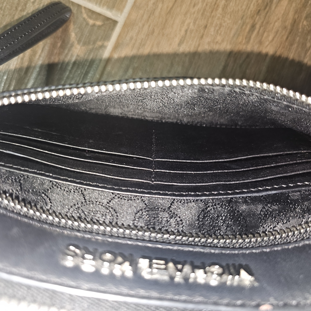 Michael Kors Black Studded Wristlet - Picture 5 of 5
